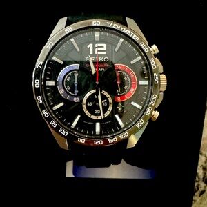 Seiko SSB347 Chronograph 10 Bar= 100 Meters Water Resistant. NWT